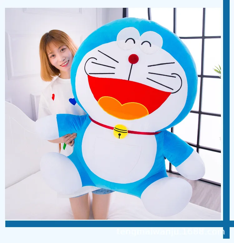 Симпатичная музыкальная кошка Doraemon мягкие игрушки для детей кукла девушка сопровождать Спящая кукла Экспрессия Stitche аниме, плюшевая Elfe на