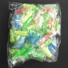 100 шт./упак. красочные одноразовые дрип-тип пластиковый шланг для кальяна Mouthtips кальяна воды курительная трубка, наргиле, концевые насадки аксессуары