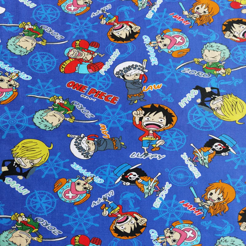 Синяя 100% хлопковая ткань для мальчиков одежда домашний текстиль наволочка