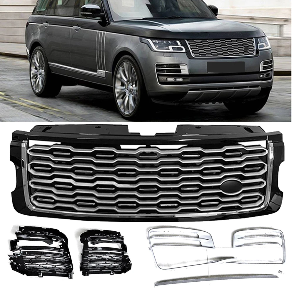 6 шт. передняя решетка сетки гриль для Land Rover Range Rover SV автобиография SVA Передняя сетка вентиляционное отверстие