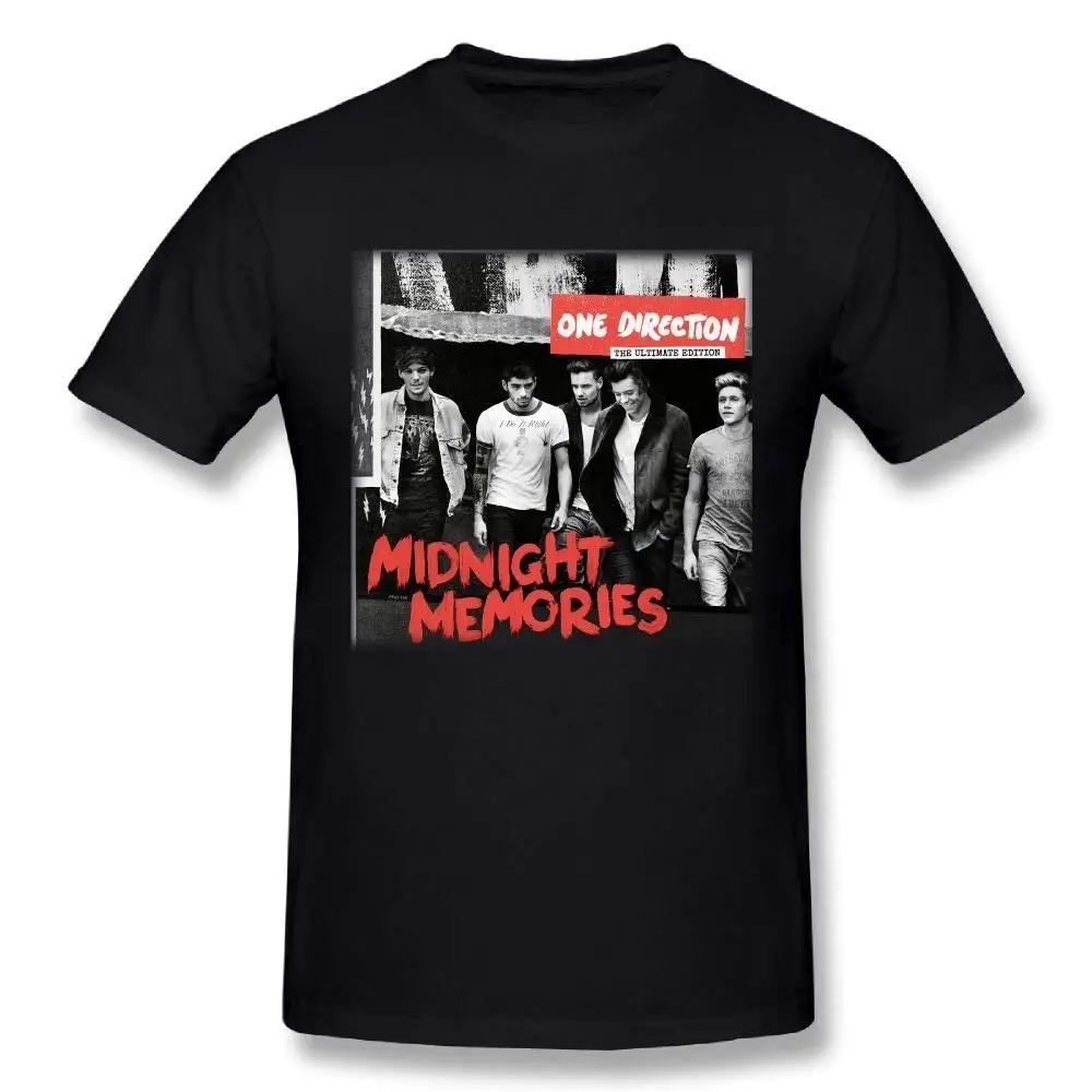 TSDFC Мужская Футболка One Direction Midnight Memories-Классическая Черная футболка унисекс wo |