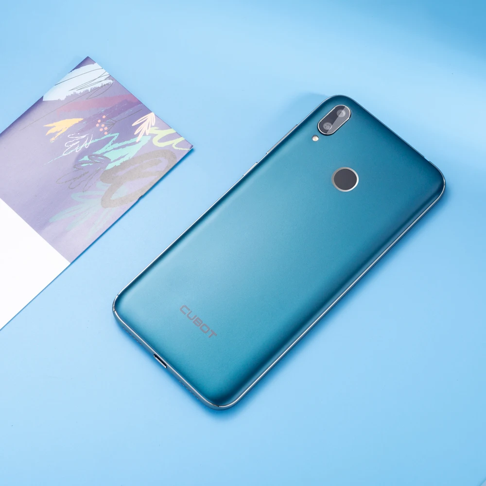 Cubot R15 SmartPhone Android 9.0 Pie 6.26'' 19:9 Water-Drop Screen MT6580P 2GB+16GB Finger ID Dual Rear Camera 13MP 3000mAh Good