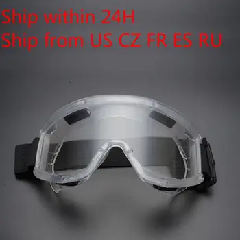 

2 Type Safety Goggles Wide Vision Disposable Indirect Vent Prevent Eye Mask Motorcycle Goggles
