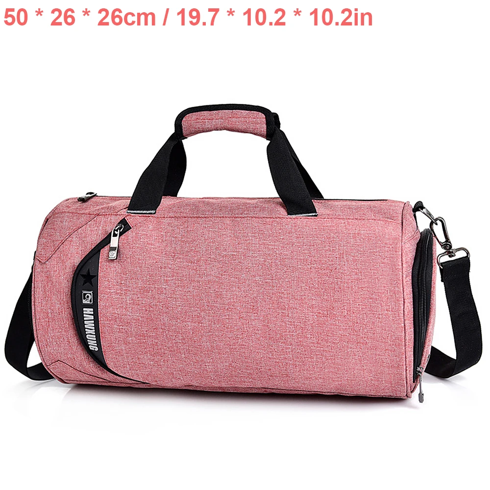 Мужские спортивные сумки для тренировок, сумка для фитнеса, путешествий, спортивная сумка для спорта на открытом воздухе, для плавания, для женщин, сухая, влажная, Gymtas, для йоги, для женщин XA103WA - Цвет: Pink