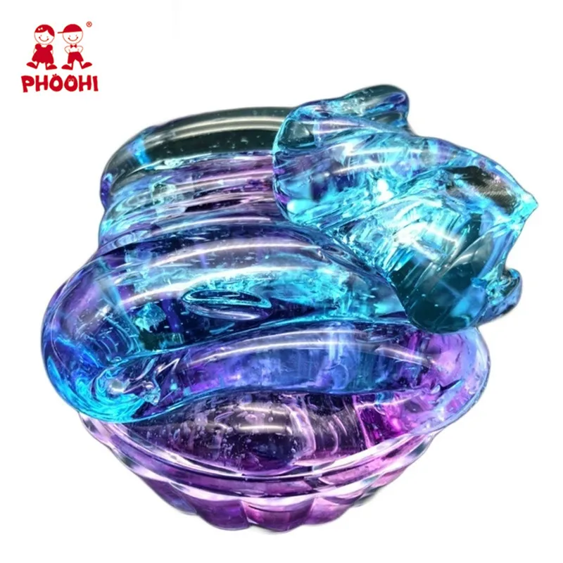 

DIY Clear Slime Toys Crystal Mud Fluffy Slime Glue Gradient Color Cloud Slime Supplies Magic Sand Antistress Putty Clay