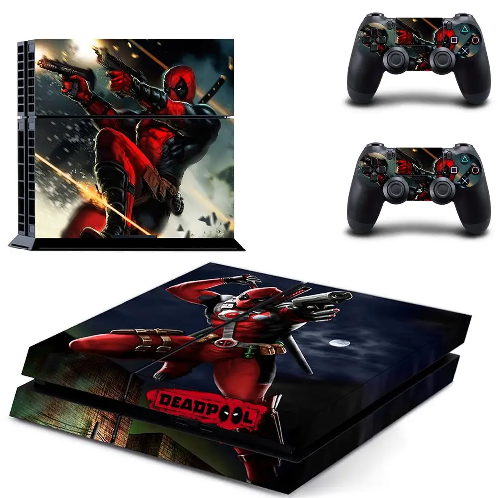 DPTM2395 Виниловая кожа PS4 наклейка с дэдпулом PS 4 Play station 4 sticker s Pegatina для sony playstation 4 консоль и контроллер - Цвет: DPTM2395