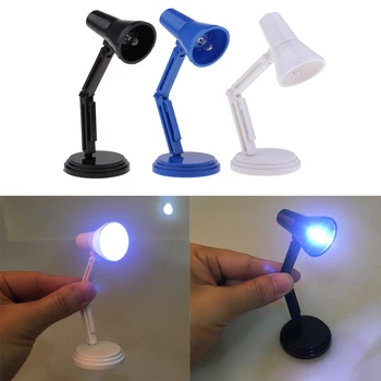 

1:6 Scale Dollhouse Desk Lamp, 3 Pcs Mini Reading LED Table Light Lamp for 12inch Dolls Action Figures