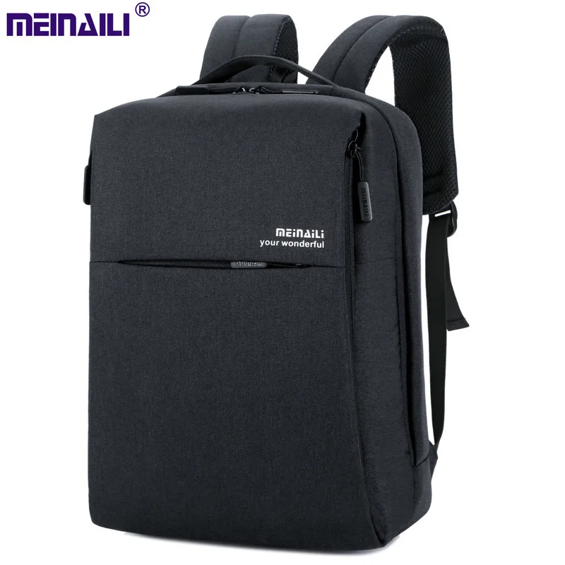 

Wholesale custom new multi-functional waterproof nylon usb portable laptop business men shoulders laptop bag