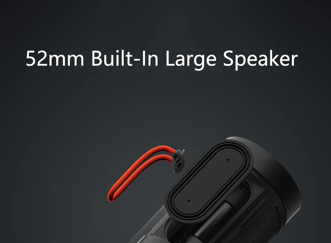 Xiaomi Youpin Outdoor Bluetooth Speaker Light And Portable Large Volume Long Battery Life Dual Microphone Noise Reduction Call
