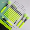 Docolor 10/15pc Neon Makeup Brushes Professional Powder Foundation eye Blending Contour Makeup Brushes Set Synthetic Hair Brush ► Photo 2/6