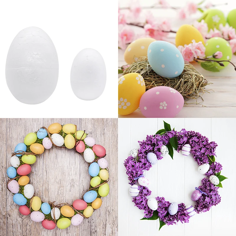 10 шт./лот сделай сам шарик в виде пасхальных яиц белого цвета 5 9 см шар из