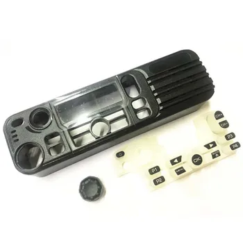 

walkie talkie accessories xir m8268 m8260 face shell with digital button knob cap front shell NEW