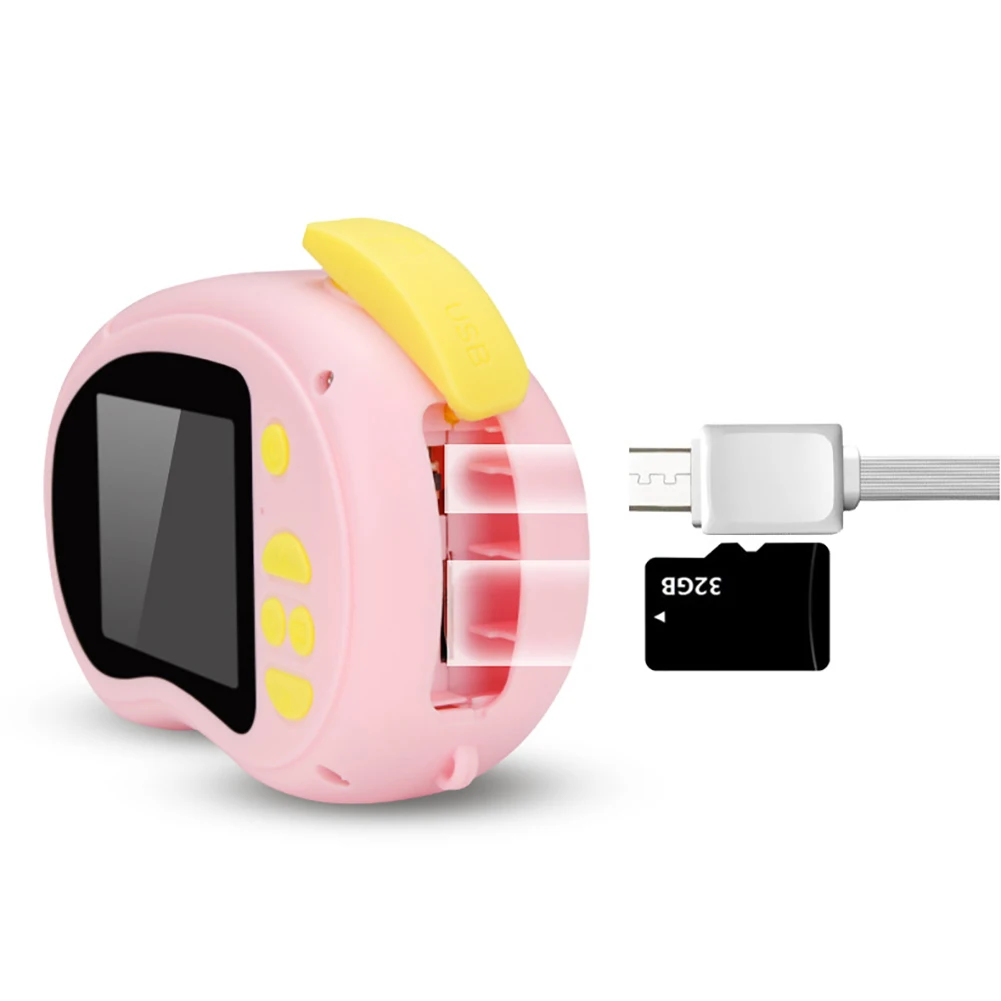  Cartoon Video Recorder Children Camera 2inch Screen 1080P 32GB Max Toy Gift Game Photo Cartoon