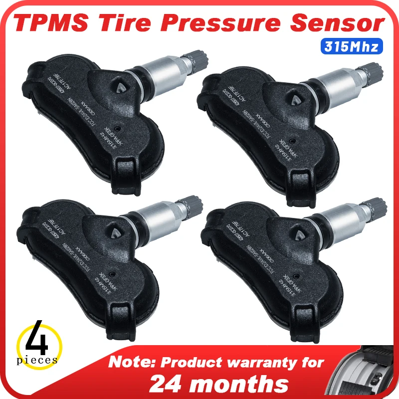 4PCS TIRE PRESSURE SENSORS 42607 0C070 426070C070 FOR TOYOTA SIENNA