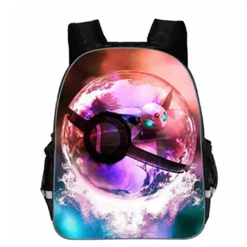 

Fashion School Backpacks Pokemon Pikachu 3D Print Kids Book Backpack Shoulder Rucksack Students Boys Schoolbag For Kindergarten