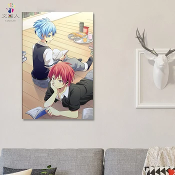 

paint by number art painting by numbers anime assassination classroom series hand-painted color oil painting