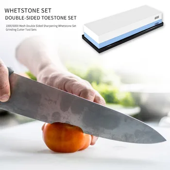 

1000/6000 Mesh Double-Sided Sharpening Whetstone Grinding Whetstone Blade Toestone Set Grindstone Cutter Tool Set