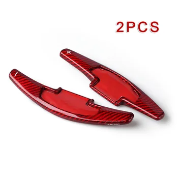 

Accessories Decoration Carbon Fiber Steering Wheel Shift Paddle Red For Honda Accord Civic CR-V Pilot More Dynamic