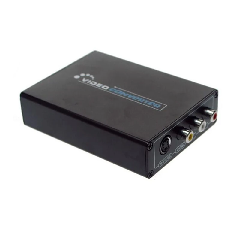 HDMI в AV s-видео конвертер HD 3RCA PAL/NTSC Переключатель SVIDEO + S видео коммутатор адаптер