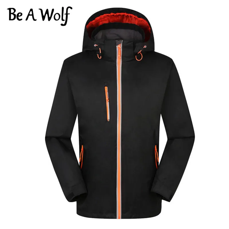 Be A Wolf Outdoor Camping Sci Caccia Escursionismo Abbigliamento Pesca Giacche Riscaldate Invernali Giacca Impermeabile Da Uomo 2 Pezzi Giacca A Vento
