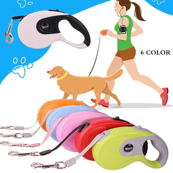 

Durable Dog Leash Automatic Retractable Nylon Dog Lead Extending Puppy Walking Running Leads For Large Medium Dogs Pet Supplies