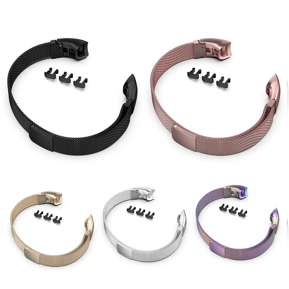 Магнитный ремешок для часов Milanese из нержавеющей стали Huawei Honor Band 4 5 аксессуары