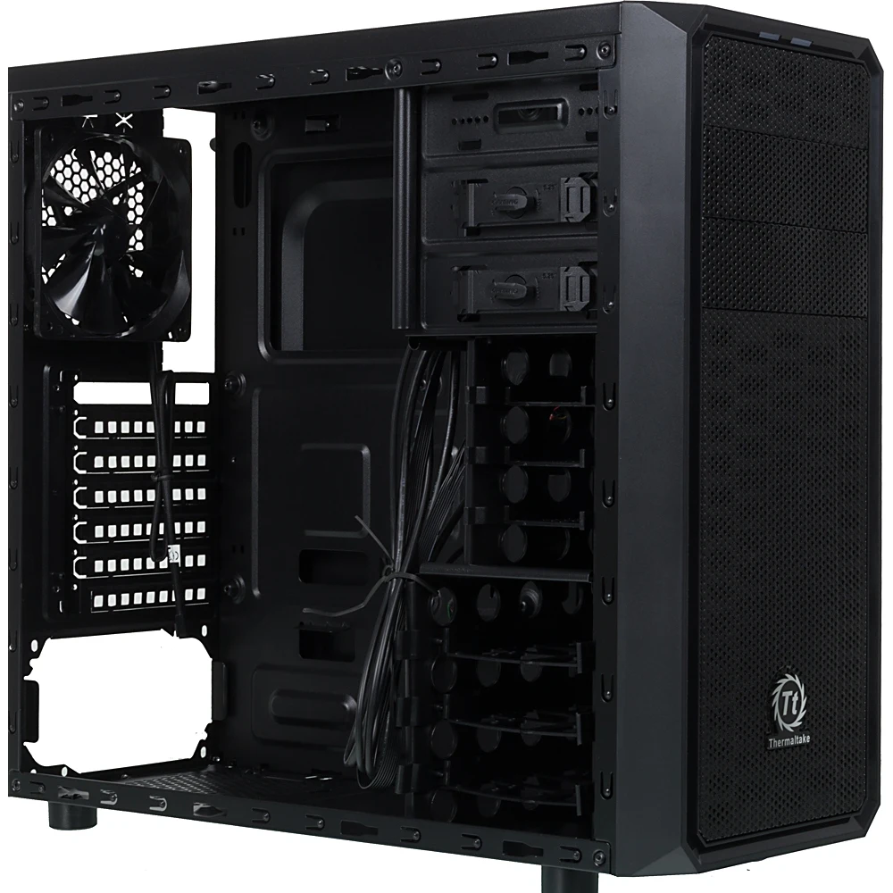 Корпус Thermaltake Versa H25 черный без БП ATX 4x120mm 1xUSB2.0 1xUSB3.0 audio bott PSU