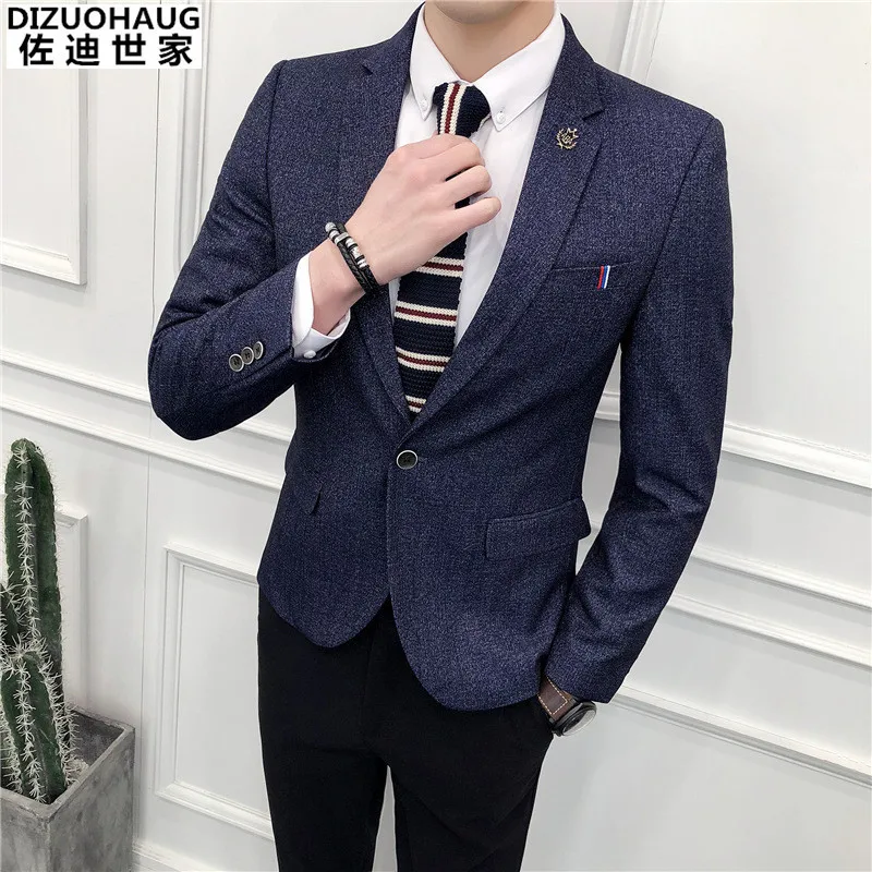 

2019 New Style Spring And Autumn MEN'S Suit Korean-style Youth Slim Fit Coat Small Suit Leisure Suit Men's