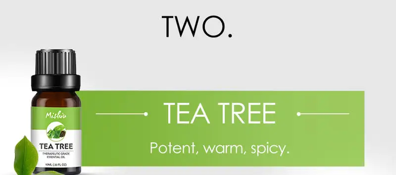 MISHIU 6 шт./компл. Чистые Натуральные Эфирные Масла массаж ароматерапия набор ароматов подарочной коробке 10 мл увлажнитель оранжевый Чай дерево