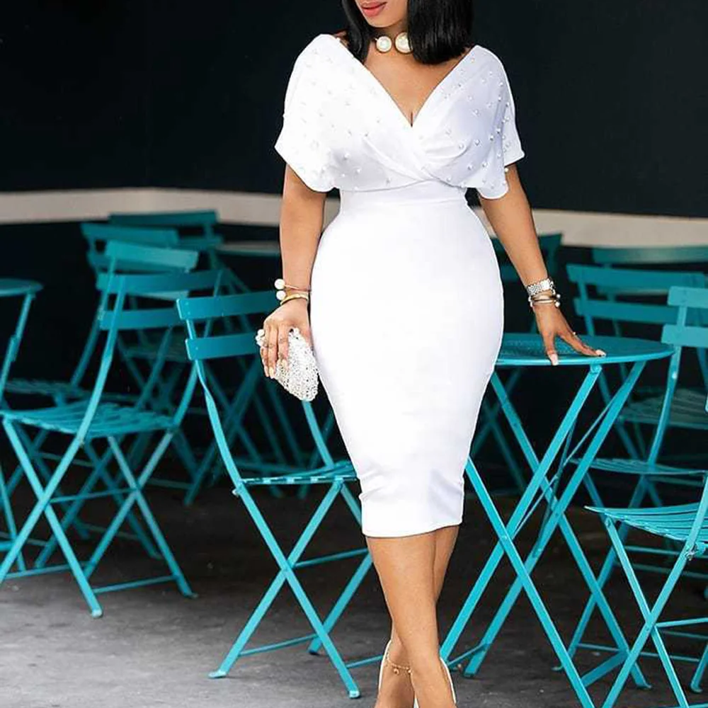 mermaid midi cocktail dress