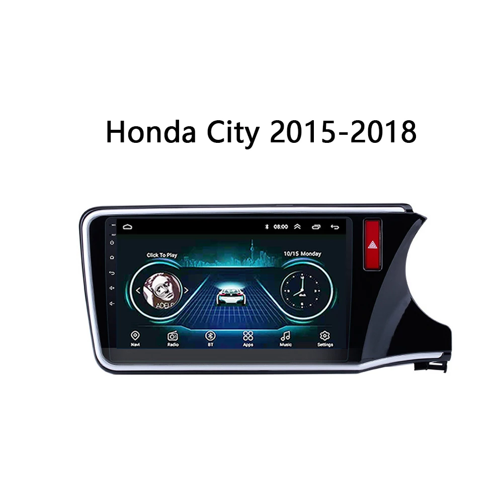 Автомагнитола для 2014 2015 2016 2017 HONDA CITY gps DVD плеер магнитофон поддержка Carplay FM SWC Android 8