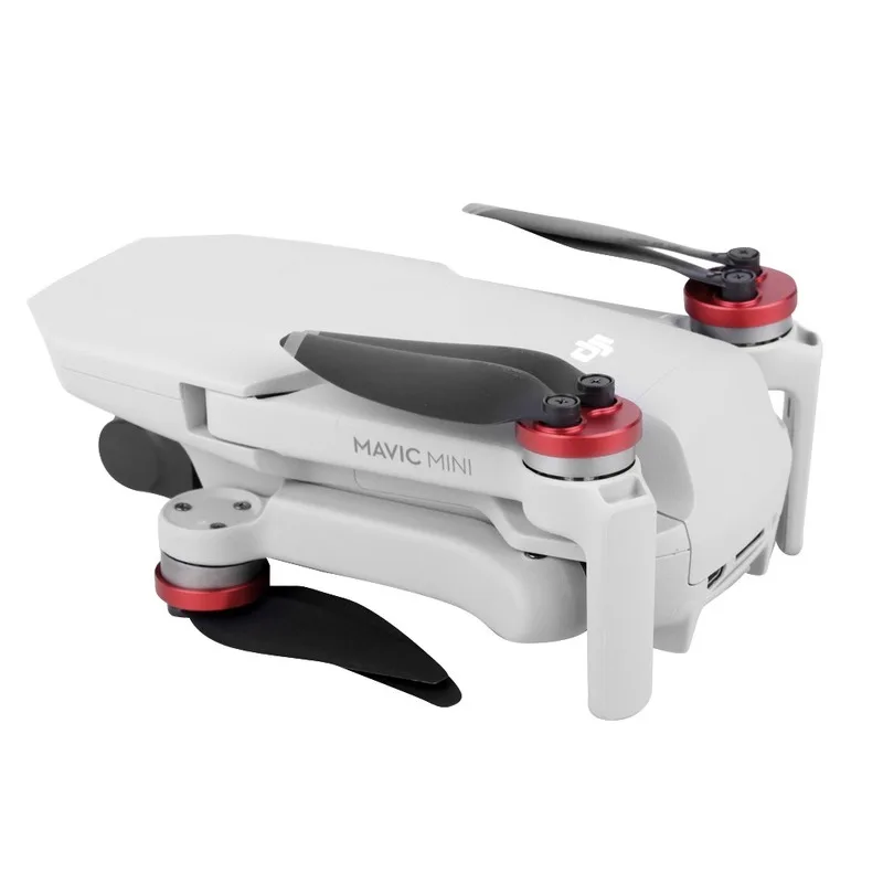 Buy 4Pcs/lot for DJI Mavic Mini Accessories Aluminum Alloy Motor Case Dustproof Protection Cover Cap Guard for DJI Mavic Mini Drone