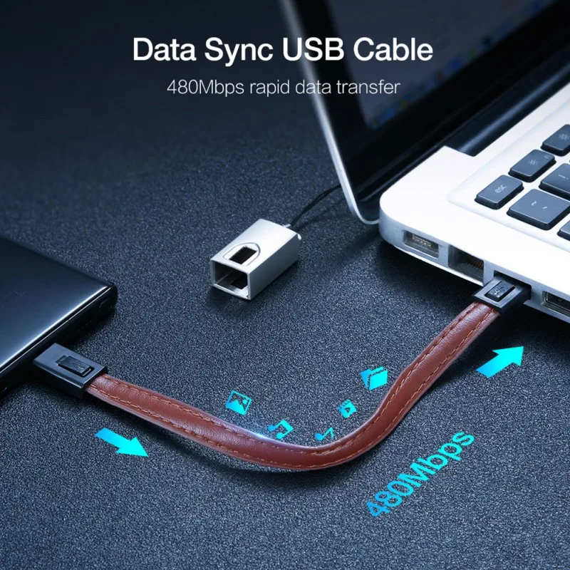 keychain Portable Multi Charger Cable Charging Cable Keychain For IPhone X XS Max 6 7 8 Plus USB Cable IPad Air Mini Data Line