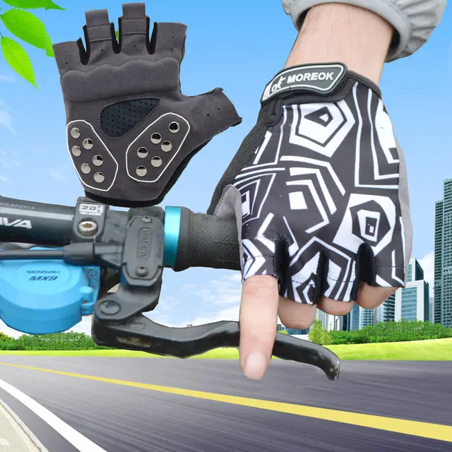US $8.70 Nails Roller Skating Bicycle Riding Semi-Short Finger Gloves Skateboard Skating Protection Equipmen