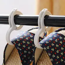 

2 Sets Plastic S-Shape Hook Kitchen Bedroom Multifunction Lock Type S Hanger Hook Clasp Holder Hooks Hanging Storage Tools