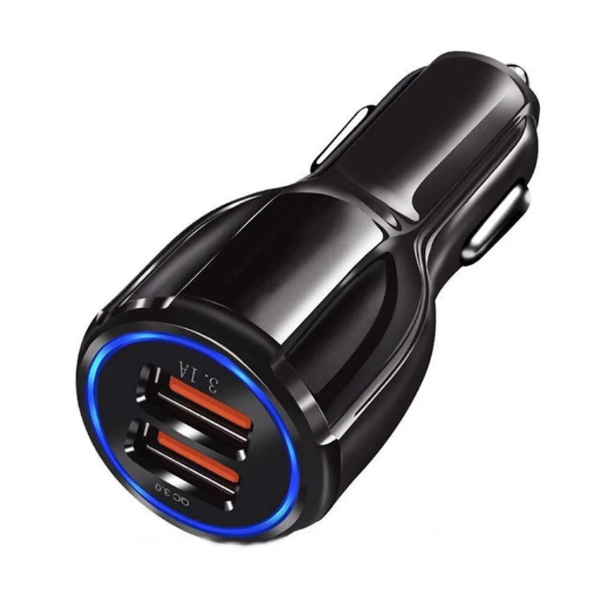 Автомобильное зарядное устройство с двумя USB портами 18 Вт 3 1 А|Зарядные