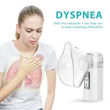 

Handheld Ultrasonic Nebulizer Portable Children Adult Inhale Mesh Inhale nebulizador nebulizador portátil Home Health Care