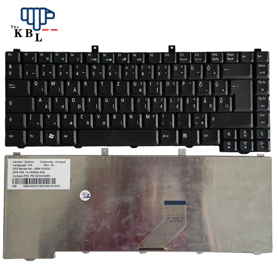 New For Acer Aspire 3100 3600 5100 5600 Hungary Language Black Laptop  Keyboard Pk13zhuo02b0 - Replacement Keyboards - AliExpress
