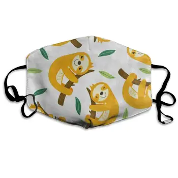 

ZHOUSUN Summer Cartoon Sloth Windproof Mouth Cover Protective Warm Face Covers for Women Men