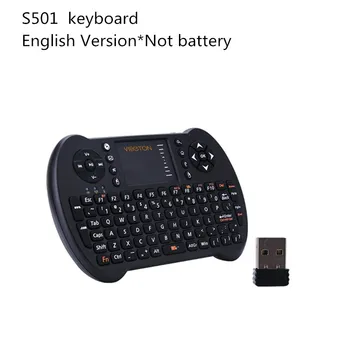 

Mini Keyboard English Version Air Mouse 2.4G Wireless Remote Touchpad For TV Box/ Smart TV /Computer PK I8 Keyboard
