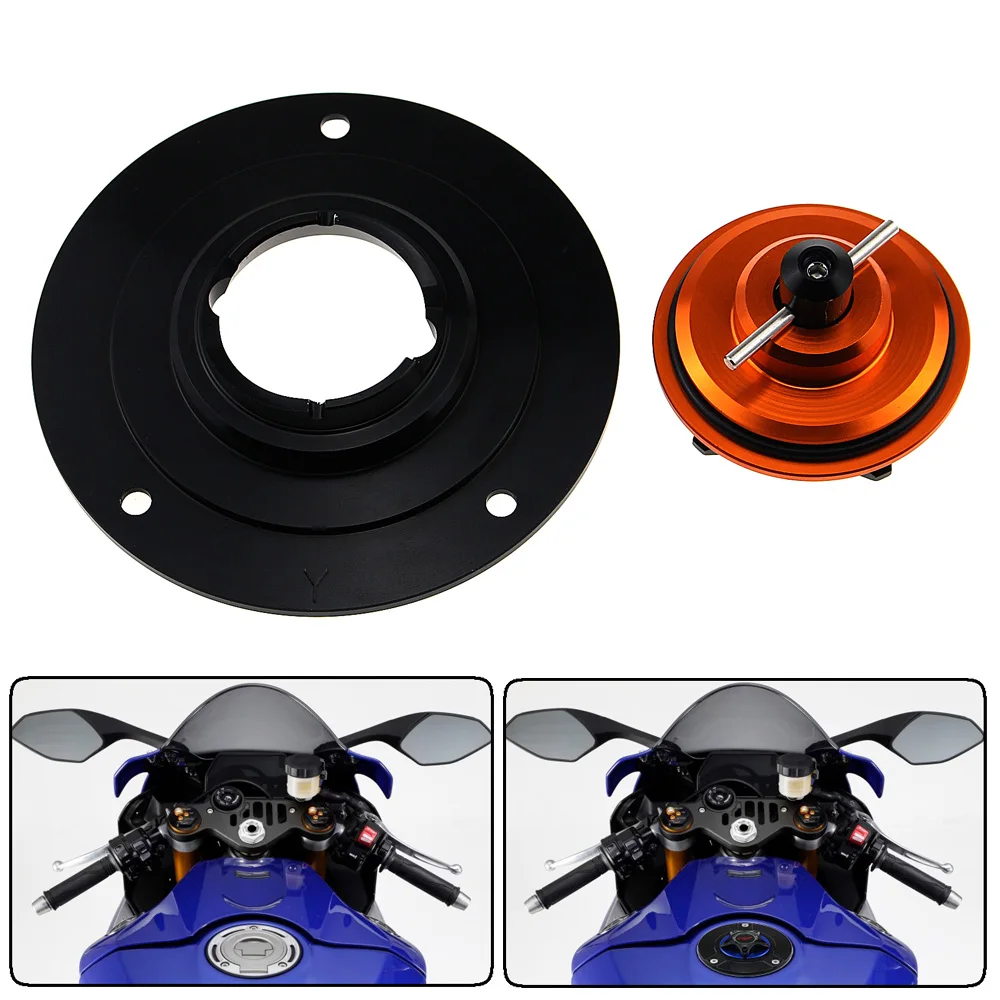 

Аксессуары для мотоциклов с логотипом R6, крышка для бензобака, алюминиевая крышка CNC для YAMAHA YZF-R6 YZFR6 YZF R6 YZF600 2003-2019