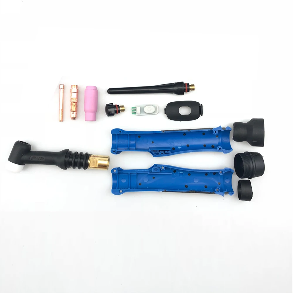 TIG Torch Body Argon Welding Torch Head WP26 Flex Air Cooled Gas Tungsten Arc Welder GTAW A-200 Flex welding torch