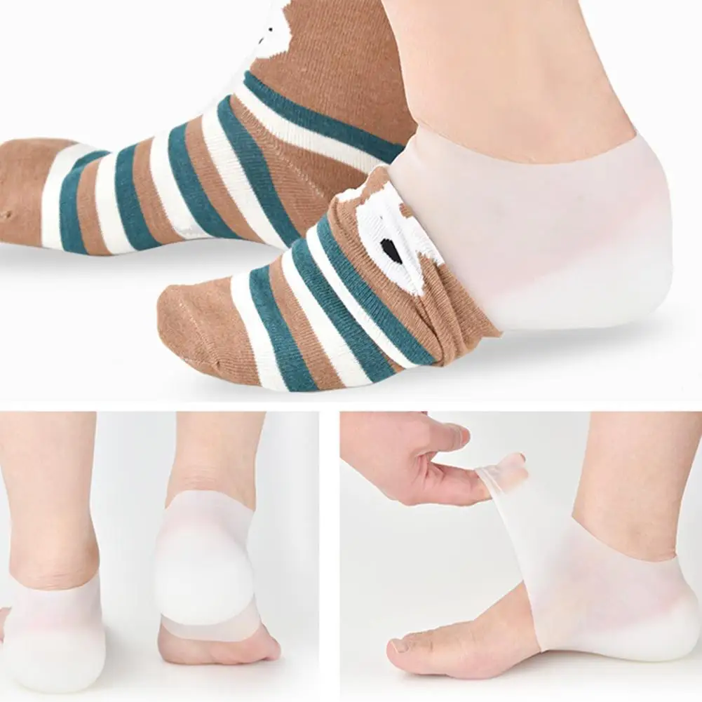 1 Pair Silicone Increase Insoles High Heel Shoes Pad Insoles Breathable Health Care Shoe Insole High Heel Shoe Insert 2/3cm