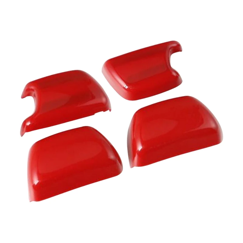 

CITALL 4PCS Red Seat Safety Belt Side Button Decoration Cover Trim Fit for Jeep Wrangler JK 2008 209 2010 2011 2012 2013 -2016