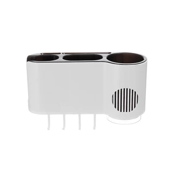 

Drain Container Cutlery Storage Rack Knife Seat Spoon Box Wall-Mounted Chopstick Cage Brush Cleaning Cloth Organizer for Kitchen