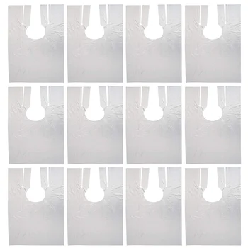 

50pcs Disposable Barber Apron Protective Hair Dye Shawl Disposable Waterproof Barber Cape for DIY Baber Shop