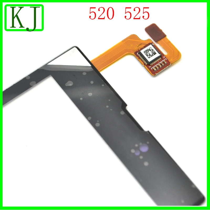 Для Nokia Lumia 520 n520 525 4,0 ''сенсорный экран дигитайзер Переднее стекло сенсор с ЖК-рамкой для 520 сенсорная панель