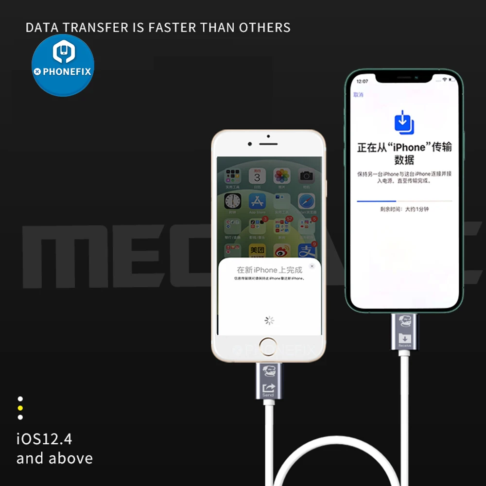 Mechanic Lightning High Speed Transmission Data Cable USB for IPhone Android IPad Video Picture Transfer | Инструменты