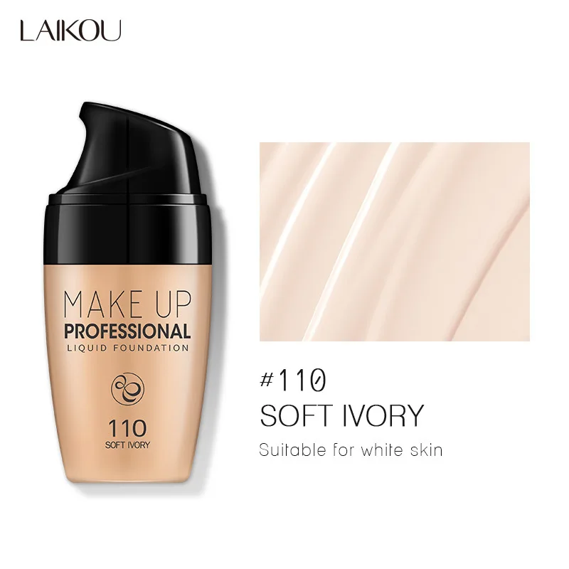 [30 мл] бренд laikou макияж Профессиональная жидкая основа bb крем увлажняющий и снимающий кожу консилер и контроль масла - Цвет: 110