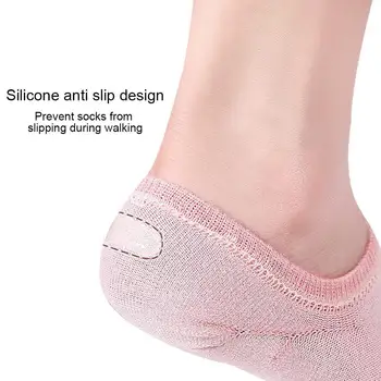 

High Quality Harajuku Women Cotton Boat Socks Casual Anti-wear Socks Anti-skid Absorption Feet Shock Fashionable Heel Breat W5I4